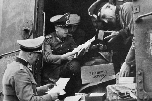Ww2 contrôle un wagon - -, d'un