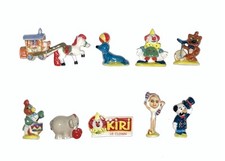 Série complète de 10 fèves