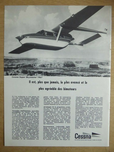 1967 pub avion cessna super - 3/1967,