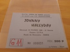 billet place ticket concert