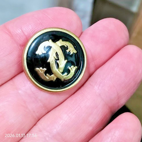 Bouton haute couture 25mm - bouton,