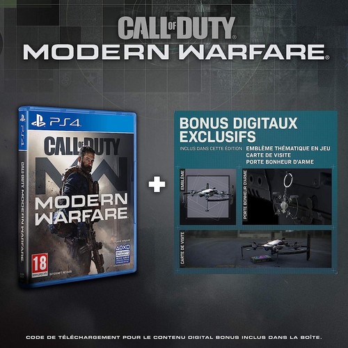 Jeu ps4 call - duty, modern