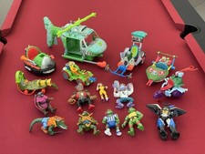 Lot Jouets Figurines TORTUES NINJA Articulées Et Véhicules Années 90 Playmates