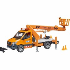 bruder 02679 MB Sprinter Nacelle élévatrice avec module Light + Sound