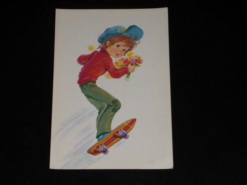Carte postale enfant l - -,