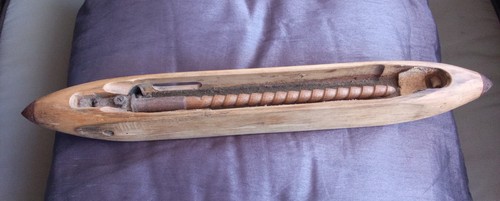 Navette vintage bois pour - navette,