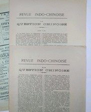 Ancienne Revue Indochinoise Chine 1900 Guerre Boxers Chinois colonies Rare