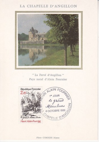 Carte 1er jour alain - alain, fournier