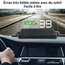 Affichage tête haute universel compteur vitesse numérique HUD GPS KMH projecteur