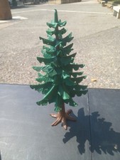 playmobil grand sapin végétation Cypres arbres forêt ranch zoo ferme maison