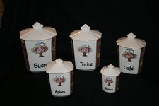 Série de 5 pots à épices