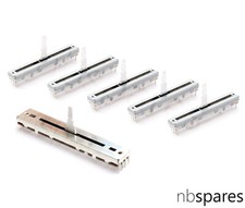 5 X Fader & 1 X Crossfader Kit Pour Pioneer DJM500 DJM600 DJM3000 DCV1010