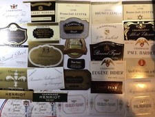 30 ÉTIQUETTES DE CHAMPAGNE