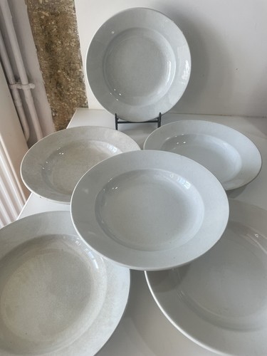 Assiettes creuses anciennes - assiettes,