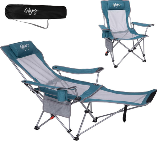 Reclining camping chair - reclining,