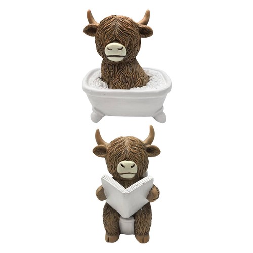 Figurine vache highland - vache,