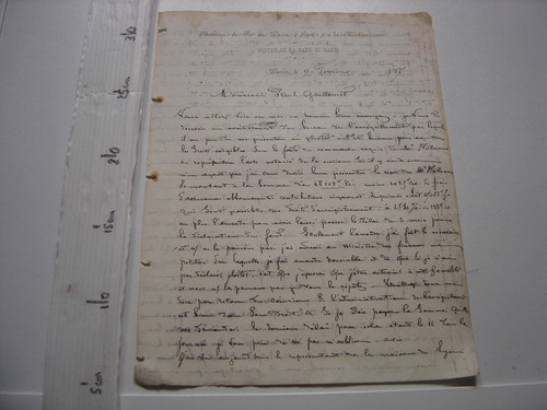 Convocation lettre 1887 - convocation,