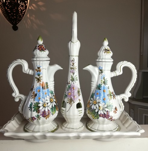 Service condiments ancien - condiments,
