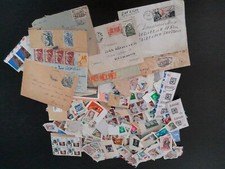 LOT  TIMBRES DE FRANCE ET MONDE TOUTES QUALITÉS ET ÉPOQUES LOT SURPRISE 80 GRAM