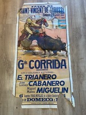 Rare ancienne grande affiche