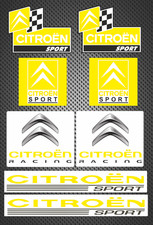 Citroen Racing Sticker set x 8