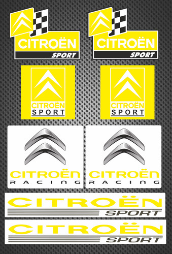 Citroen racing sticker - citroen, 8