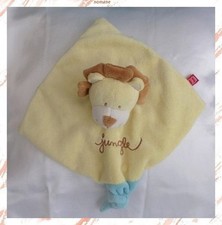 Doudou Plat Carré Lion Jungle