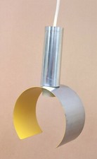 Suspension INOX JAUNE "ARC"