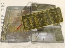 DECALCOMANIE POSE A L EAU . COFFRE RADIO GRC9 METHODS .  us ww2 jeep willys