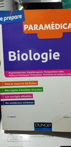 Livre prepa paramedical - livre,