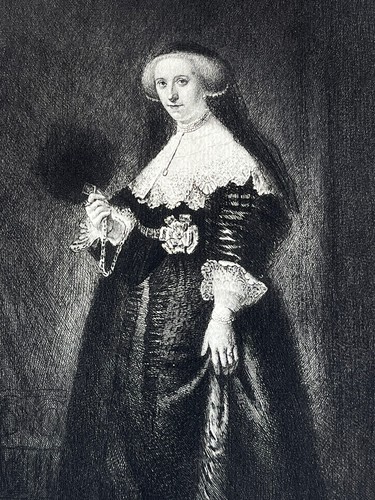 Rembrandt flameng gravure - rembrandt,