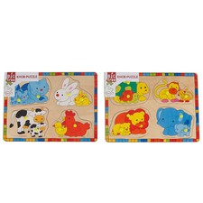 Puzzle en bois animaux