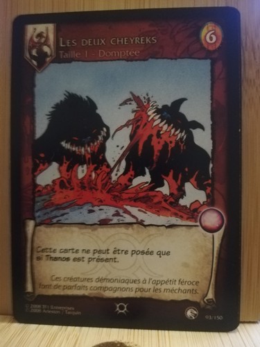 Carte lanfeust troy 93 - , 93/150