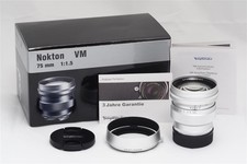 Voigtländer Nokton 1.5/75Mm VM Chrome Asph. Pour Leica M
