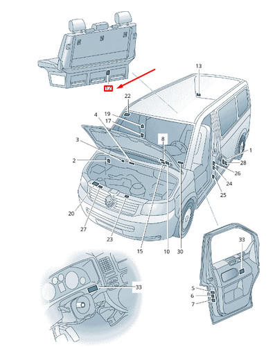 Transporter plaque de - transporter, t6