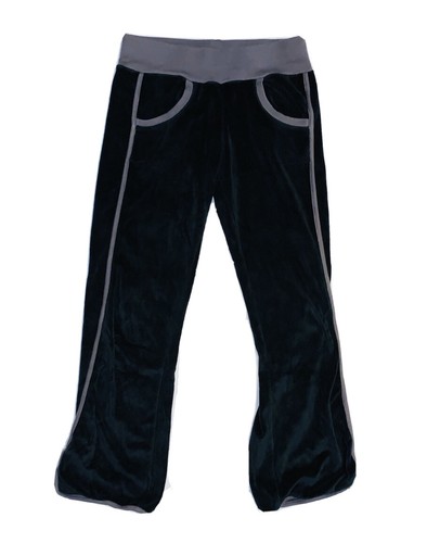 Girls black nike velour - velour, pants