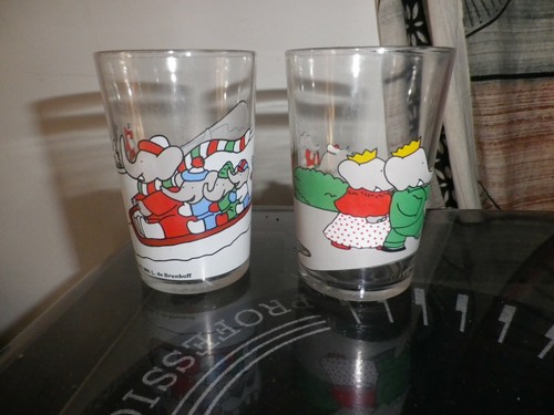 Verre moutarde babar - à,