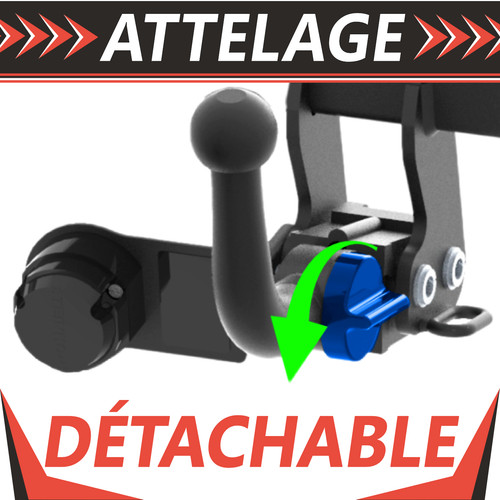 Attelage détachable pour alfa - détachable,