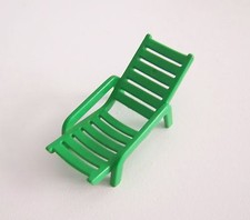 PLAYMOBIL (V161) CAMPING - Chaise Longue Verte Caravane 3249 Camping Car 3258