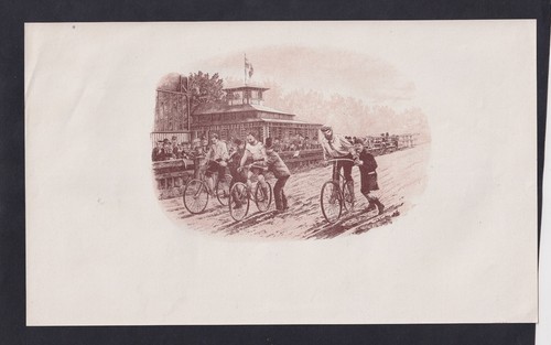 Antique large label - antique, lytho