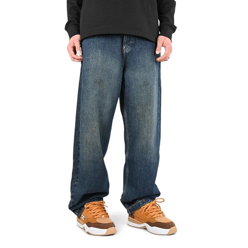 Jean baggy denim - denim, foncé