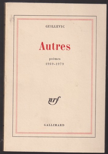 Guillevic autres poemes - guillevic,