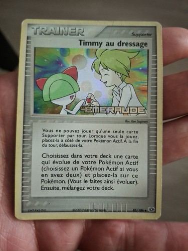 Carte pokémon timmy - carte,