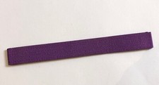 BRACELET POUR MONTRE POIRAY EN TISSUS VIOLET 15 MM LARGEUR @ STRAP 134 MM