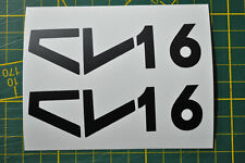 2X Stickers DECAL CHARLES