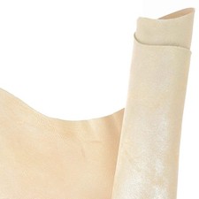 Peau de cuir de chèvre velours fantaisie - marbré OR S62