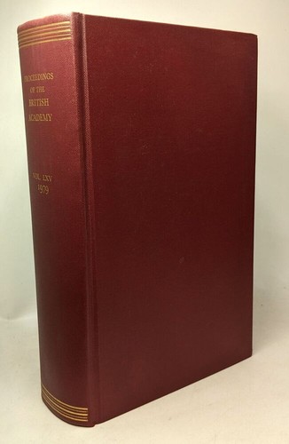 Proceedings the british - proceedings, of
