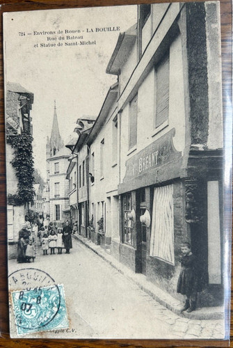 Cpa bouille rue du - cpa,