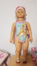 GRANDE POUPEE JESMAR 88 CM EN MAILLOT DE BAIN