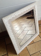 miroir encadrement toile et